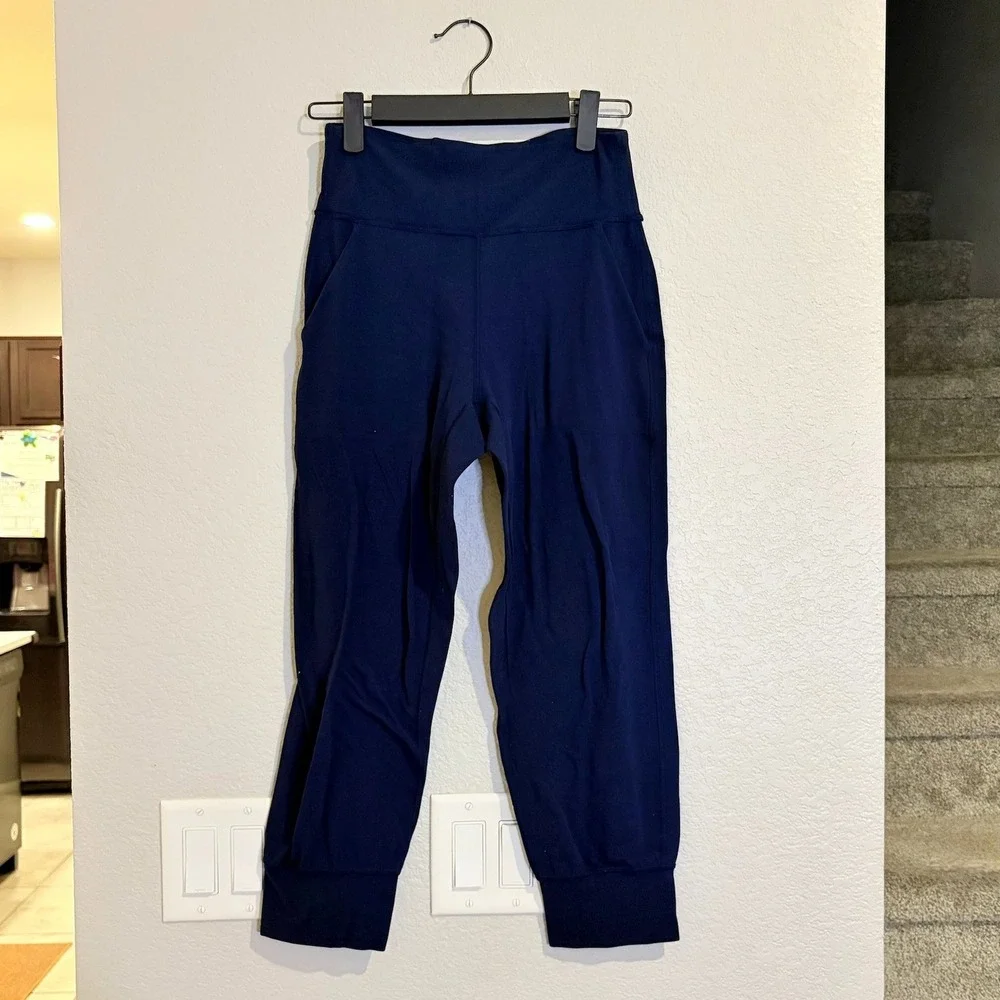 Lululemon Align Jogger Navy Blue High Rise Nulu Yoga Pants SIZE 4